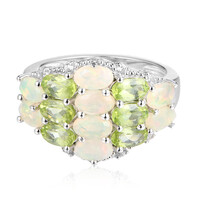 Bague en argent et Opale Welo
