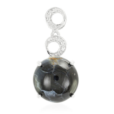 Pendentif en argent et Pietersite
