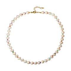 Collier en argent et Perle blanche de culture d'eau douce