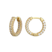 Boucles d'oreilles en argent et Zircon