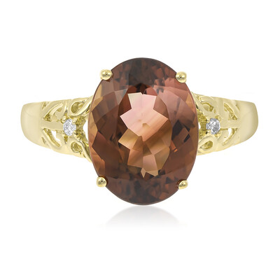 Bague en or et Tourmaline néon du Congo (CIRARI)