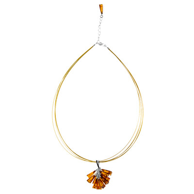 Collier en argent et Ambre baltique (dagen)