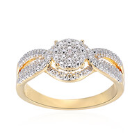 Bague en laiton et Diamant I3 (I) (Juwelo Style)