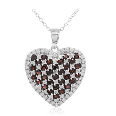 Collier en argent et Grenat