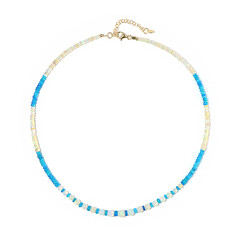 Collier en argent et Opale Welo