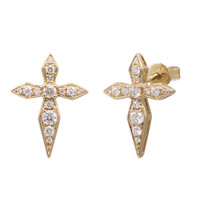 Boucles d'oreilles en or et Diamant I1 (H) (CIRARI)