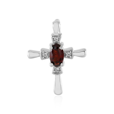 Pendentif en argent et Grenat du Mozambique