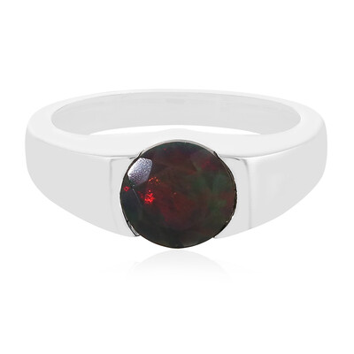 Bague en argent et Opale Mezezo