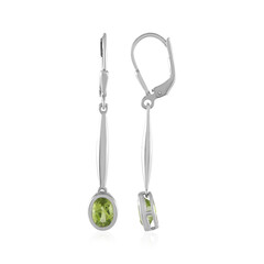 Boucles d'oreilles en argent et Péridot (KM by Juwelo)