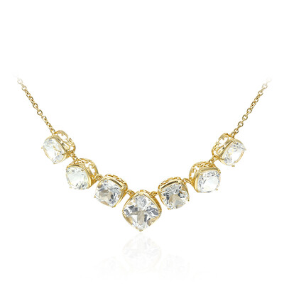 Collier en argent et Topaze blanche