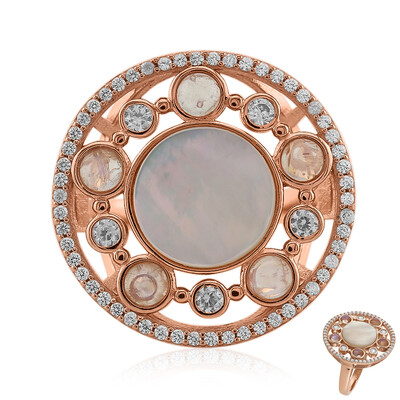 Bague en argent et Nacre