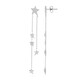 Boucles d'oreilles en argent et Zircon