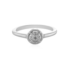 Bague en argent et Diamant I1 couleur (I)