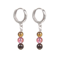 Boucles d'oreilles en argent et Tourmaline