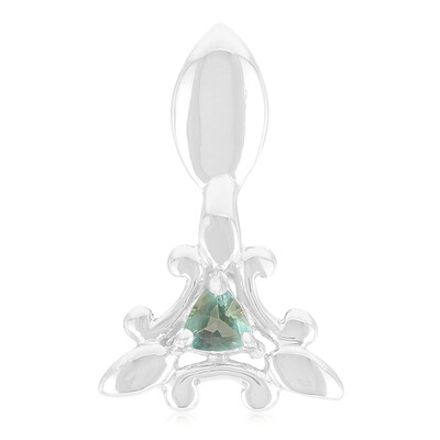 Pendentif en argent et Alexandrite du Brésil