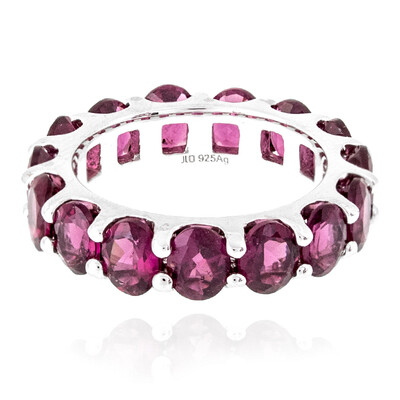 Bague en argent et Grenat Rhodolite