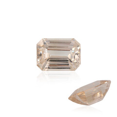  Zircon champagne (gemme et boîte de collection)