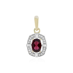 Pendentif en or et Grenat Rhodolite (Adela Gold)