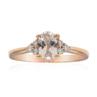 Bague en or et Morganite