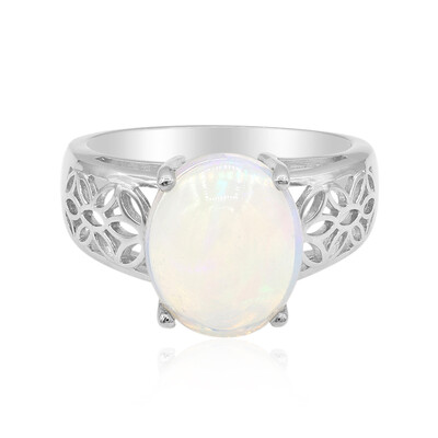 Bague en argent et Opale Welo