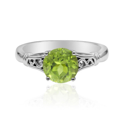 Bague en argent et Péridot