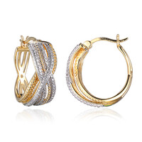 Boucles d'oreilles en argent et Diamant I3 (I)