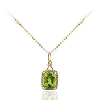 Collier en or et Péridot de Dashihe (CIRARI)