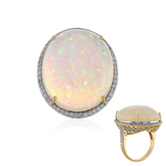 Bague en or et Opale Welo AAA (AMAYANI)