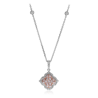 Collier en or et Diamant rose I1 (CIRARI)