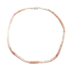 Collier en argent et Opale rose
