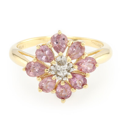 Bague en or et Saphir Padparadscha non chauffé (AMAYANI)