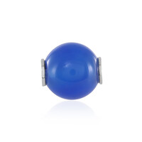 Pendentif en argent et Agate bleue