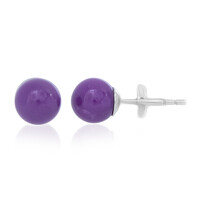Boucles d'oreilles en argent et Phosphosidérite