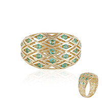 Bague en or et Emeraude de Colombie (Ornaments by de Melo)