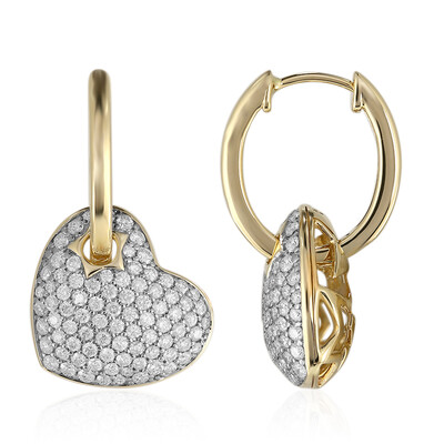 Boucles d'oreilles en or et Diamant SI1 (G) (Annette)