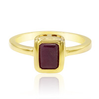 Bague en argent et Rubis
