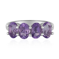Bague en argent et Améthyste de Bolivie