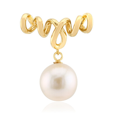 Pendentif en argent et Perle blanche de culture d'eau douce (MONOSONO COLLECTION)