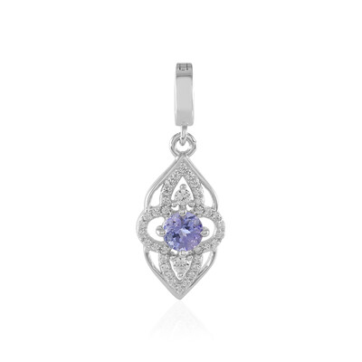 Pendentif en argent et Tanzanite non chauffée