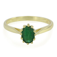 Bague en argent et Emeraude de Bahia