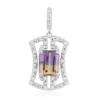 Pendentif en argent et Amétrine