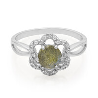 Bague en argent et Spectrolite