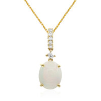 Collier en or et Opale Welo AAA