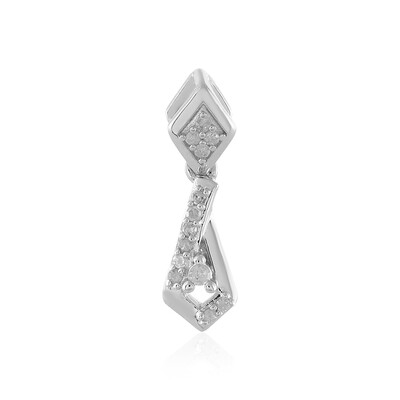 Pendentif en argent et Diamant I2 (I)