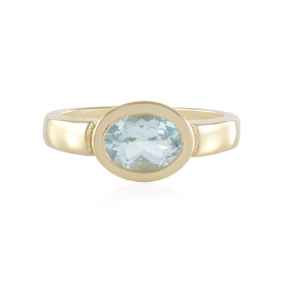 Bague en argent et Topaze bleu ciel