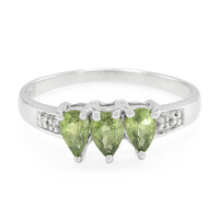 Bague en argent et Saphir du Mozambique
