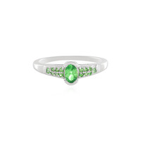 Bague en argent et Grenat Tsavorite