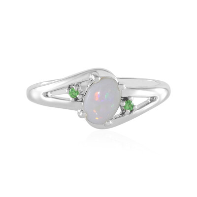 Bague en argent et Opale d'Australie