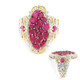 Bague en argent et Rubis de Birmanie (Gems en Vogue)