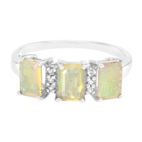 Bague en argent et Opale d’Indonésie